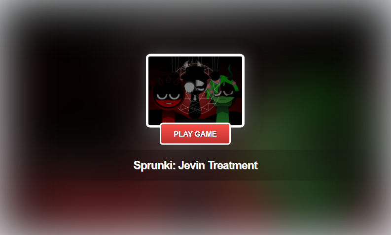 Sprunki: Jevin Treatment