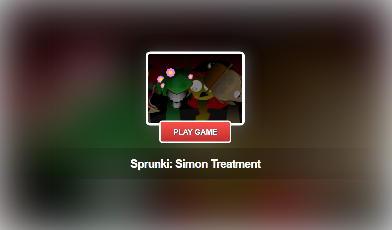 Sprunki: Simon Treatment